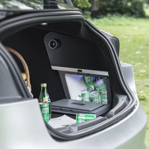 煥新版Model 3後備箱側邊冰箱